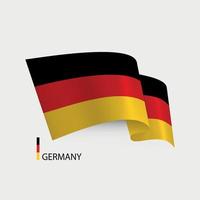 drapeau de vecteur de l'Allemagne