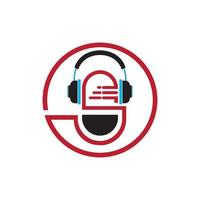 Podcast logo images illustration conception vecteur