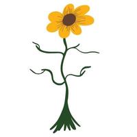 magnifique Soleil fleur plante ,bien pour graphique conception Ressource, pamphlets, affiches, bannières, et plus. vecteur