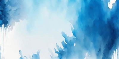 abstrait bleu aquarelle toile de fond. artistique vecteur illustration pour décoratif conception de arrière-plan, entête, brochure, affiche, carte, couverture ou bannière