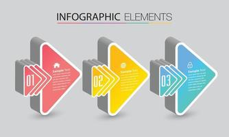 modèle de zone de texte moderne, infographie de bannière vecteur