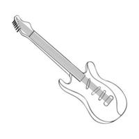 basse guitare vecteur, ancien basse guitare Stock illustration vecteur