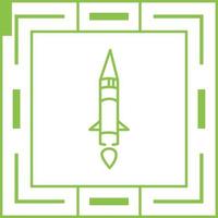 icône de vecteur de missile