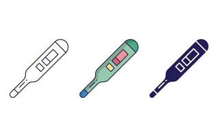 icône de vecteur de thermomètre