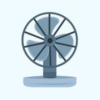 mini électrique ventilateur vecteur illustration pour graphique conception et décoratif élément