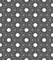 motif abstrait sans couture noir et blanc. arrière-plan et toile de fond. conception ornementale en niveaux de gris. vecteur