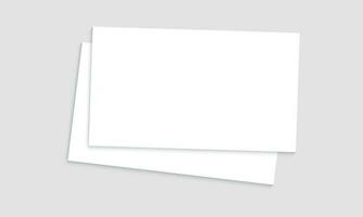 vecteur blanc feuille de papier. réaliste Vide a4 format papier modèle avec ombre. prospectus, couverture, brochure maquette conception.