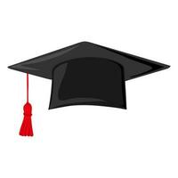 l'obtention du diplôme casquette avec gland. élément pour diplôme la cérémonie et éducatif programmes conception vecteur