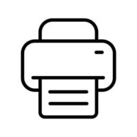 imprimante icône vecteur. copie machine illustration signe. fax symbole. vecteur