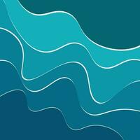 vague abstrait avec bleu nuances vecteur