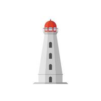 phare plat conception vecteur illustration