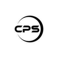 cps lettre logo conception dans illustration. vecteur logo, calligraphie dessins pour logo, affiche, invitation, etc.