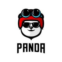 Panda motard vecteur