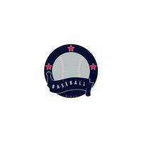 moderne base-ball logo vecteur