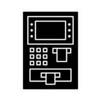icône de distributeur automatique vecteur