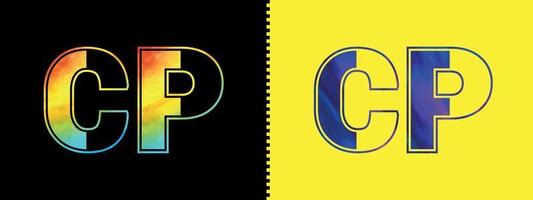 unique cp lettre logo icône vecteur modèle. prime élégant alphabet logo conception pour entreprise affaires