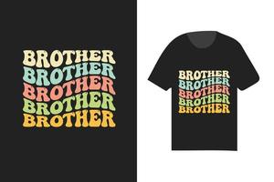 typographie T-shirt conception, branché rétro Couleur T-shirt conception, rétro vague T-shirt conception, classique t chemise conception vecteur
