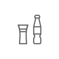 Cola, boire, Etats-Unis vecteur icône illustration
