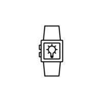 intelligent montres vecteur icône illustration