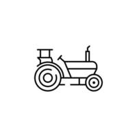 tracteur vecteur icône illustration