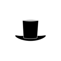 cylindre chapeau vecteur icône illustration