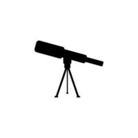 télescope vecteur icône illustration