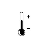 thermomètre vecteur icône illustration