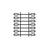 électricité, circuit vecteur icône illustration