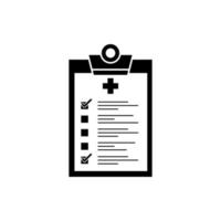 médical rapport, patient, santé, santé rapport, médical instrument vecteur icône illustration