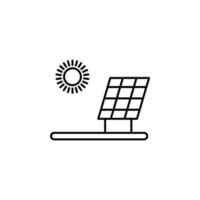énergie cellule, solaire cellule vecteur icône illustration