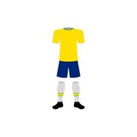 brasil nationale Football forme vecteur icône illustration