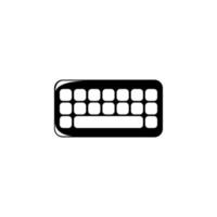 clavier vecteur icône illustration