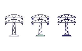 icône de vecteur d'énergie électrique