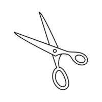 les ciseaux vecteur icône. coiffeur illustration signe. Couper symbole. coiffeur logo.