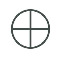 religion symboles en relation icône contour et linéaire vecteur. vecteur