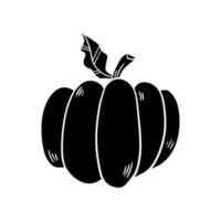 léopard citrouille icône vecteur. Halloween illustration signe. jardin symbole ou logo. vecteur