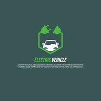 ev icône logo vecteur