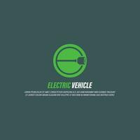 ev icône logo vecteur