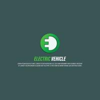 ev icône logo vecteur