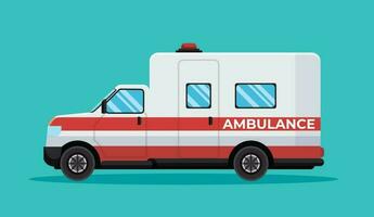 urgence ambulance voiture médical véhicule vecteur illustration