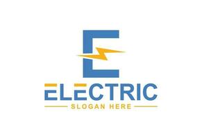 électrique logo, éclairage boulon , tonnerre boulon conception logo modèle, vecteur illustration