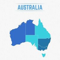 Australie carte détaillée avec les régions