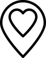 illustration vectorielle de coeur sur fond.symboles de qualité premium.icônes vectorielles pour le concept et la conception graphique. vecteur
