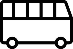 illustration vectorielle de bus sur un fond. symboles de qualité premium. icônes vectorielles pour le concept et la conception graphique. vecteur