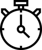 illustration vectorielle de chronomètre sur fond.symboles de qualité premium.icônes vectorielles pour le concept et la conception graphique. vecteur