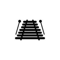 bébé vibraphone marimba vecteur icône illustration