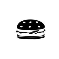 illustration d & # 39; icône ... vectorielle burger vecteur