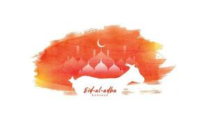 vecteur eid Al adha religieux Festival de Bakrid modèle conception