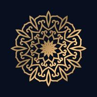 islamique modèle or Couleur Royal mandala conception vecteur pour Contexte