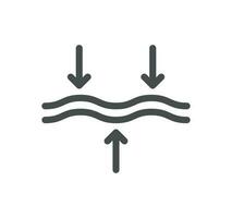 peau se soucier en relation icône contour et linéaire vecteur. vecteur